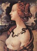 Piero di Cosimo Portrait of Simonetta vespucci oil painting artist
